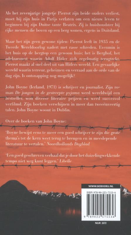 De jongen op de berg achterkant