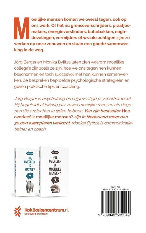 Hoe overleef ik moeilijke collega's? achterkant