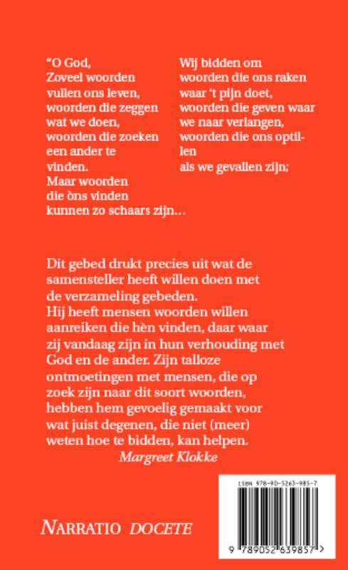 Gebed en overgave achterkant