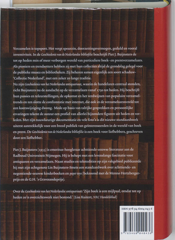 Geschiedenis van de Nederlandse bibliofilie achterkant