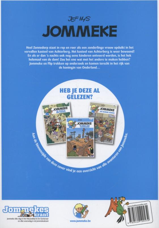 De koningin van Onderland / Jommeke / 3 achterkant