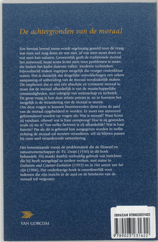 De achtergronden van de moraal achterkant