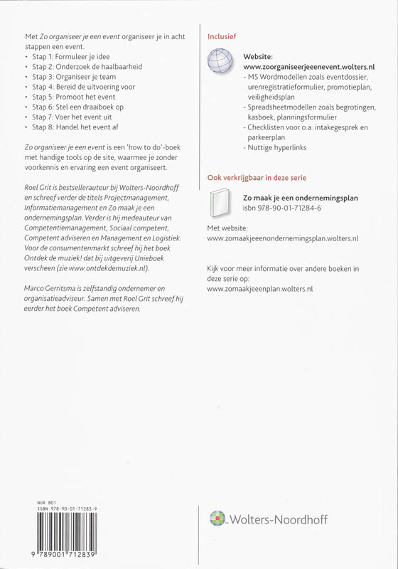 Zo organiseer je een event achterkant