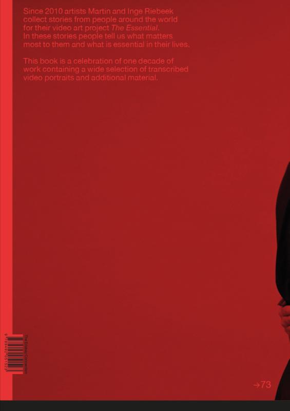 The Essential - A Decade Of Video Portraits By Martin & Inge Riebeek achterkant