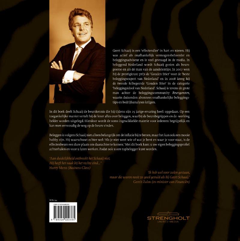 Beleggen met Geert Schaaij achterkant