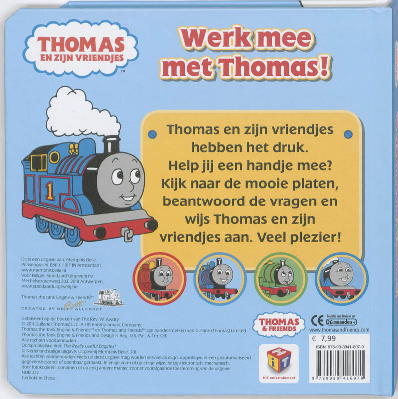 Thomas - Werk mee met Thomas / Thomas en zijn vriendjes achterkant