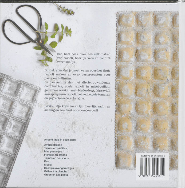 Ravioli hartig & zoet / Creatief Culinair achterkant