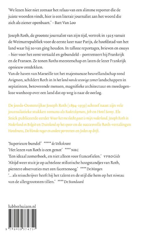 In het land van de eeuwige zomer achterkant