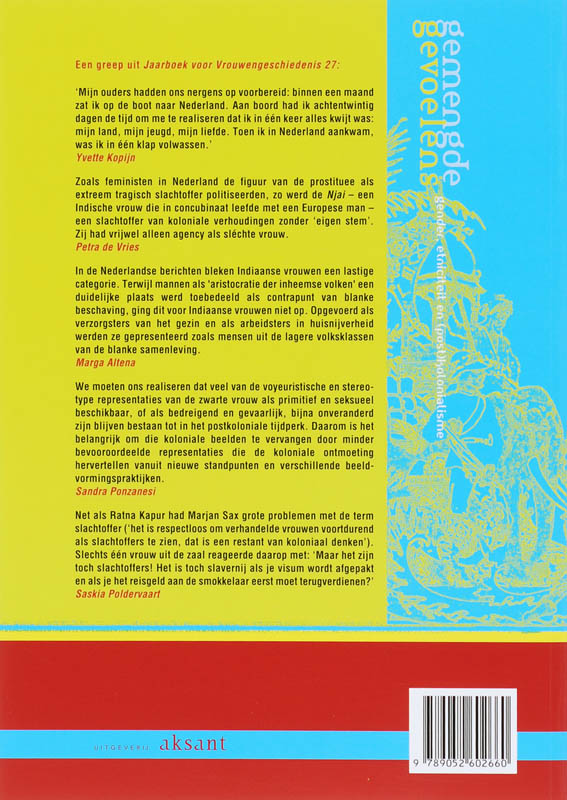 Gemengde gevoelens / Jaarboek voor vrouwengeschiedenis / 27 achterkant