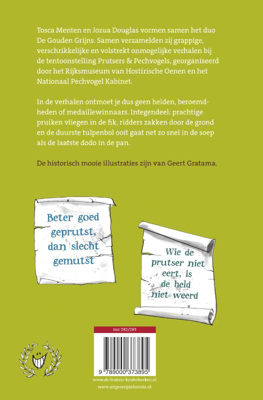 Prutsers en pechvogels achterkant