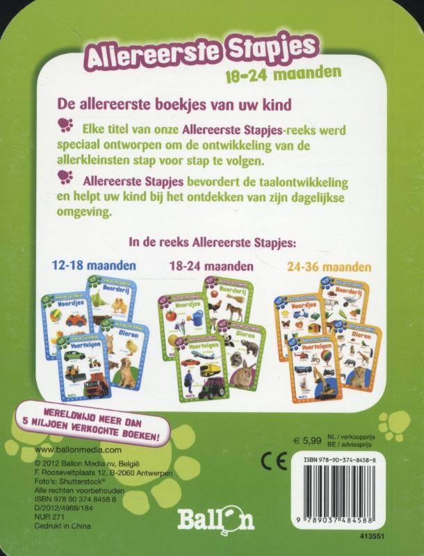 Allereerste stapjes - Boerderij 18-24 maanden achterkant