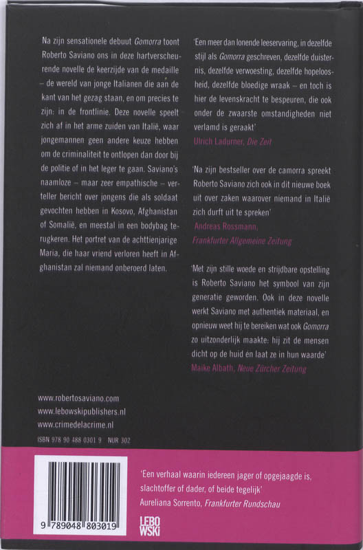 Het Tegenovergestelde Van Dood / achterkant