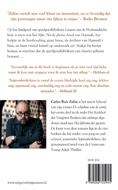 Septemberlichten achterkant