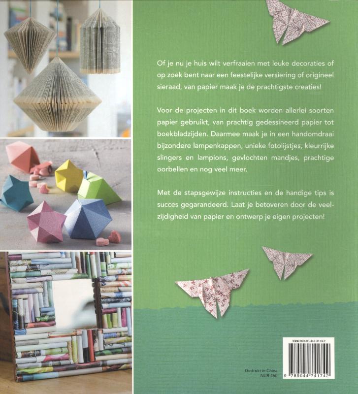 Creatief knutselen met papier achterkant