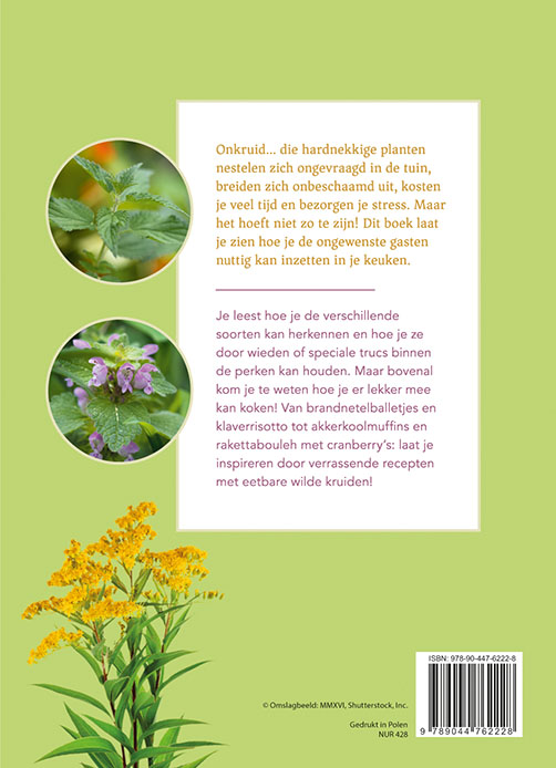 Koken met wilde kruiden achterkant