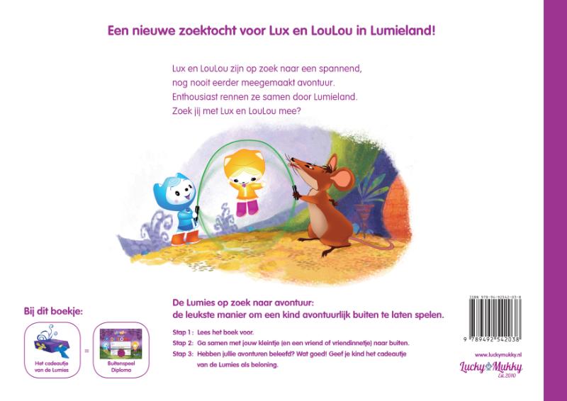 Op zoek naar avontuur / de Lumies / 4 achterkant