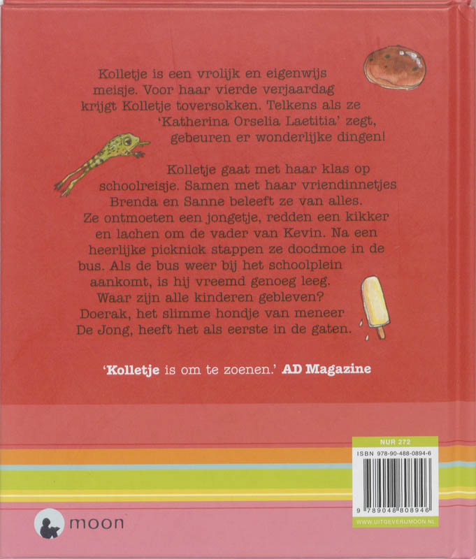 Kolletje gaat op schoolreisje achterkant