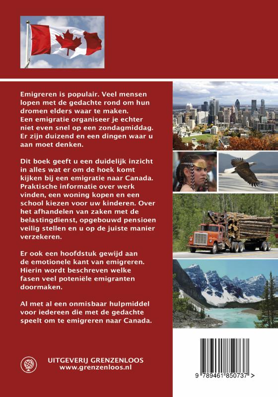 Emigreren naar Canada achterkant