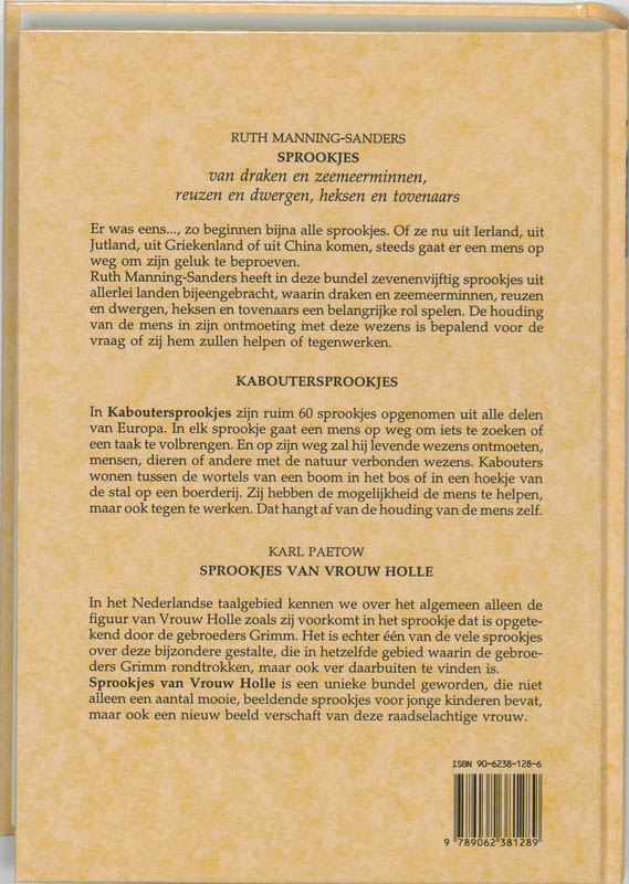 Sprookjes van draken en zeemeerminnen, reuzen en dwergen, heksen en tovenaars achterkant