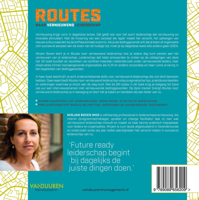 Routes naar vernieuwend leiderschap achterkant