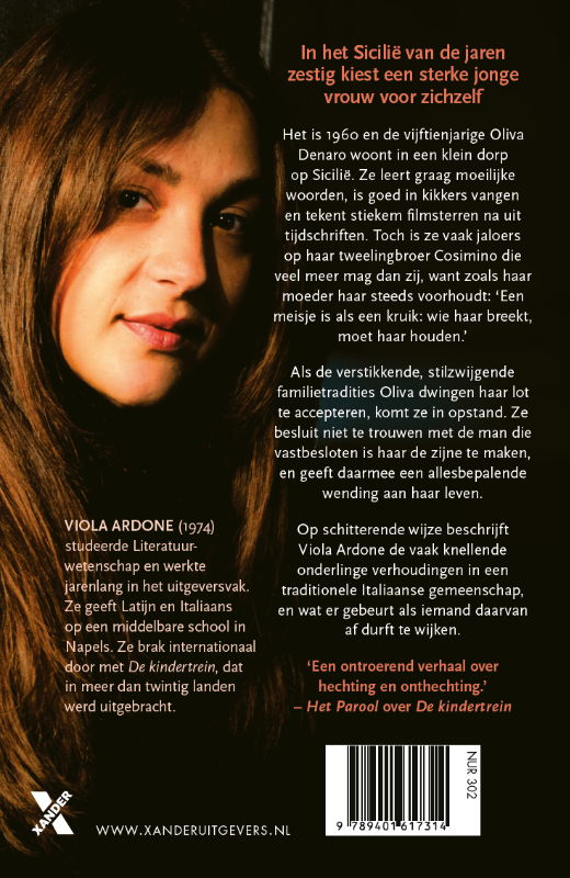 De oranjebloesem achterkant