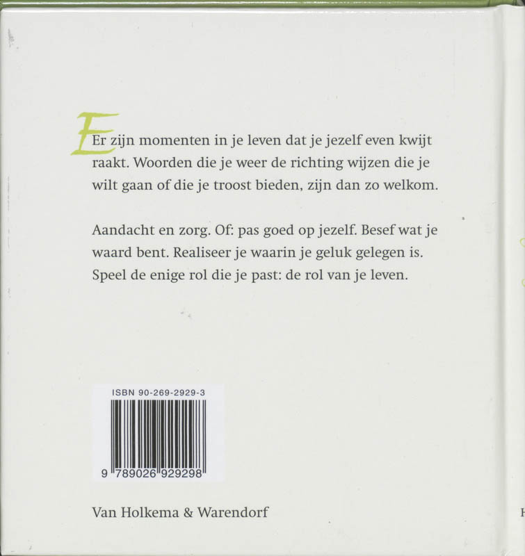 Pas goed op jezelf achterkant