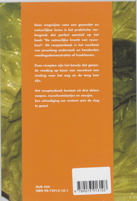 (H)eerlijke recepten voor uw gezondheid achterkant