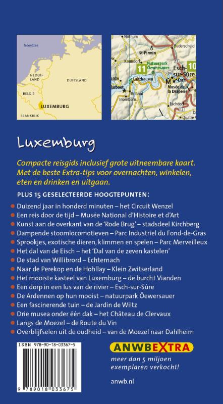 Luxemburg / ANWB Extra achterkant