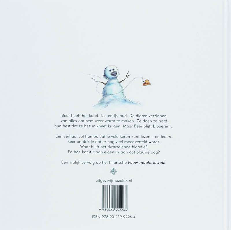 Beer Heeft Het Koud achterkant