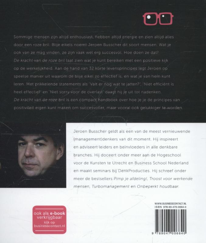 De kracht van de roze bril achterkant