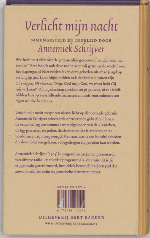 Verlicht Mijn Nacht achterkant