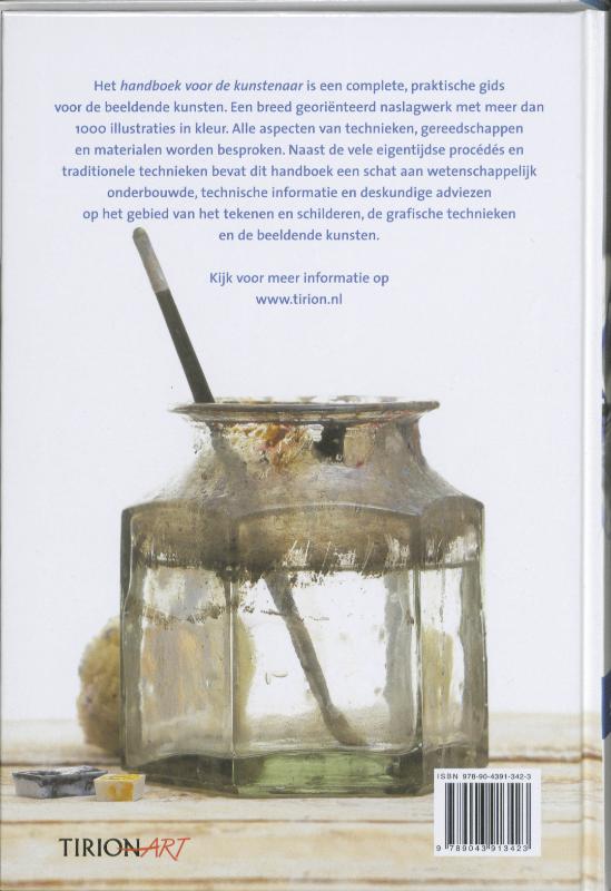 Handboek Voor De Kunstenaar achterkant
