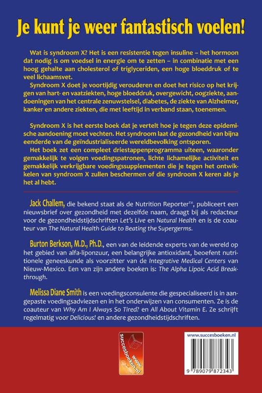 Syndroom X achterkant