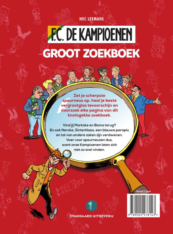 Groot zoekboek / F.C. De Kampioenen / 1 achterkant
