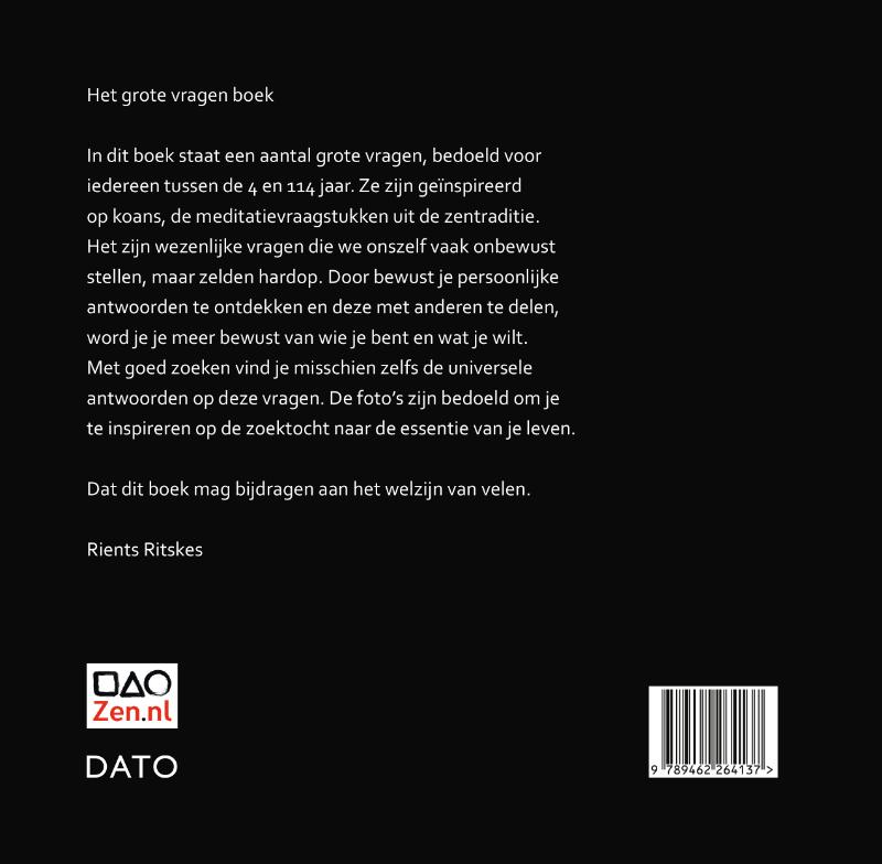 Het grote vragen boek achterkant