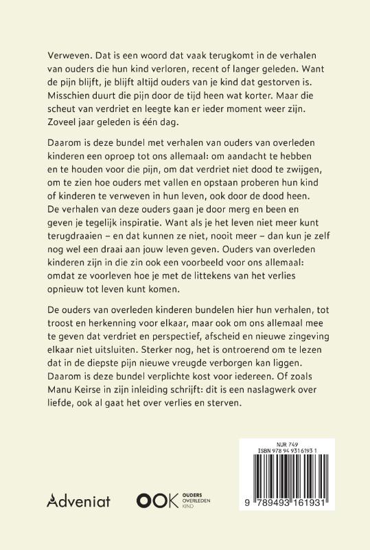 Verdriet in de ogen kijken achterkant