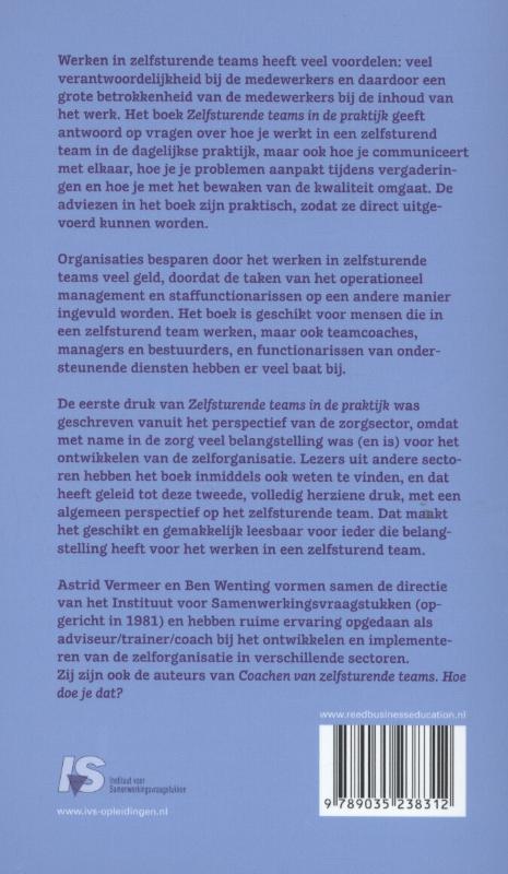 Zelfsturende teams in de praktijk achterkant