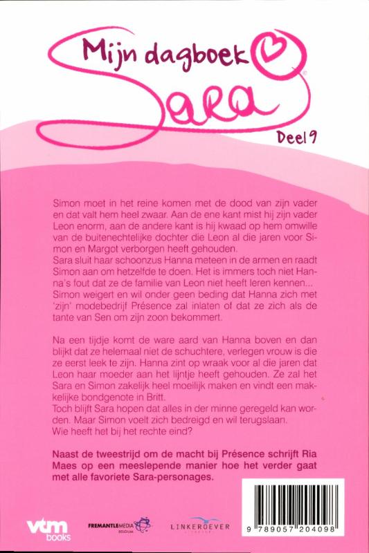 Sara 9 - Simon bedreigd achterkant