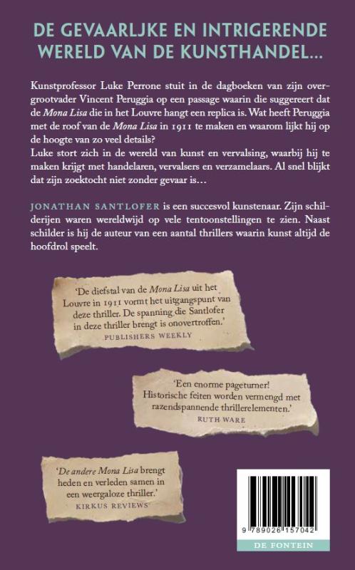 De andere Mona Lisa achterkant