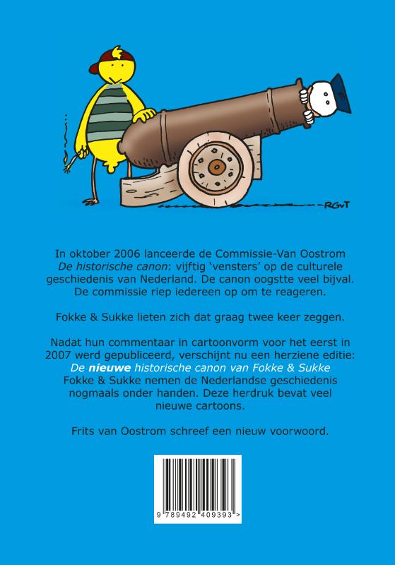 De nieuwe historische canon van Fokke & Sukke / Fokke & Sukke achterkant