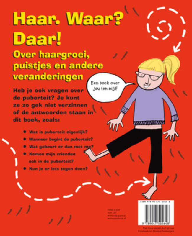 Haar.Waar? Daar! achterkant