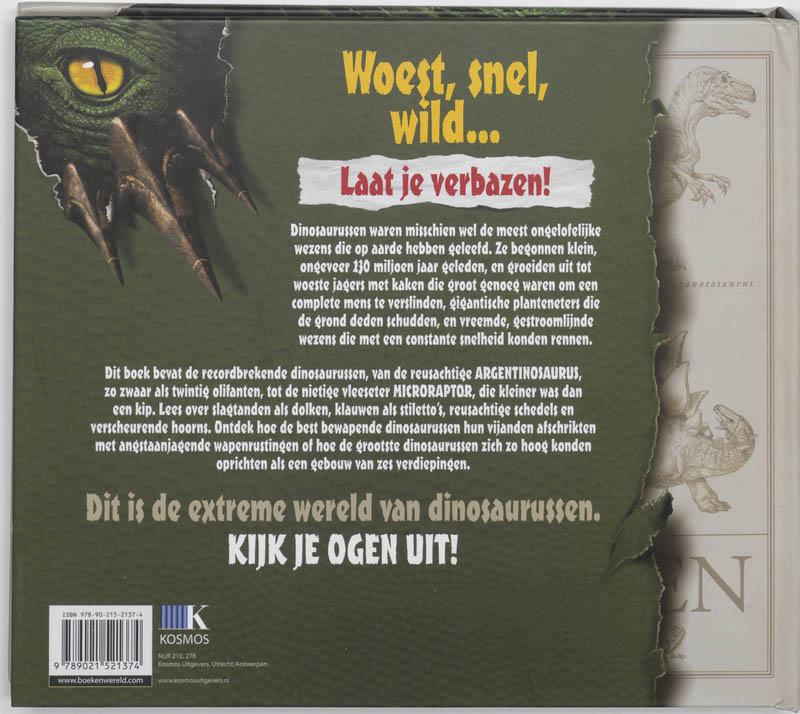 Dinosaurussen achterkant