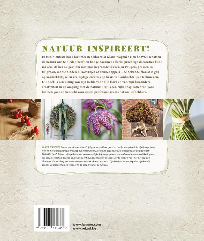 Natuurlijk bloemschikken achterkant