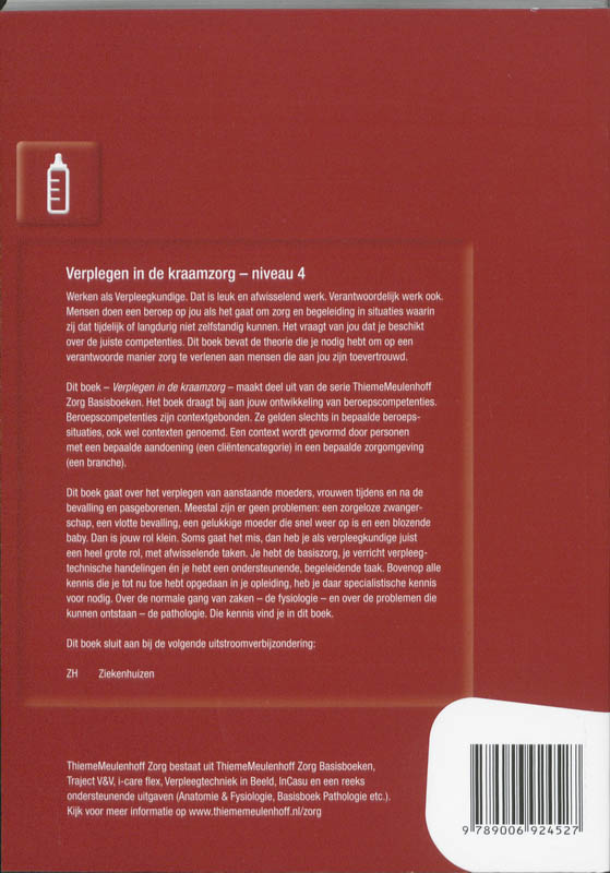 Verplegen in de kraamzorg niveau 4 achterkant