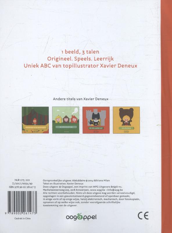 ABC Engels Frans Nederlands achterkant