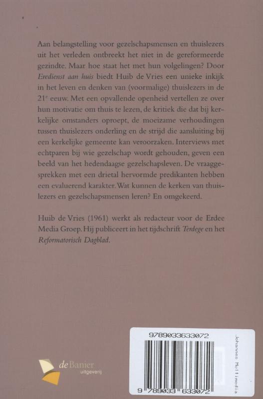 Eredienst aan huis achterkant
