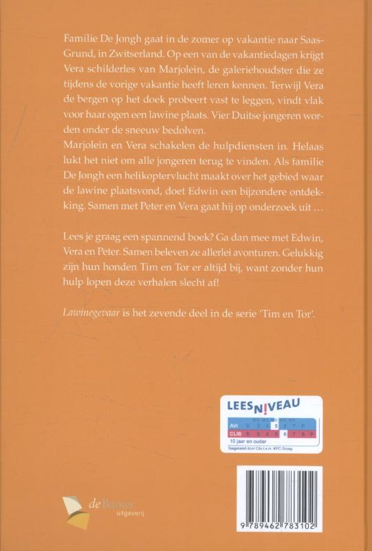 Lawinegevaar / 7 / Tim en Tor / Tim & Tor / 7 achterkant
