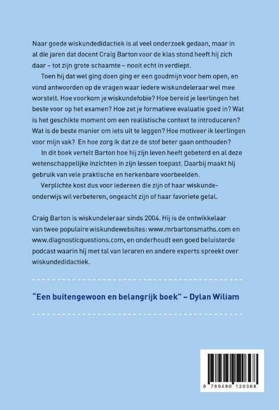 Volgens Barton achterkant