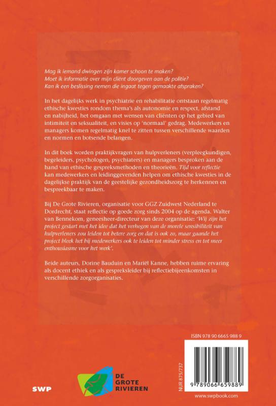 Tijd voor reflectie achterkant