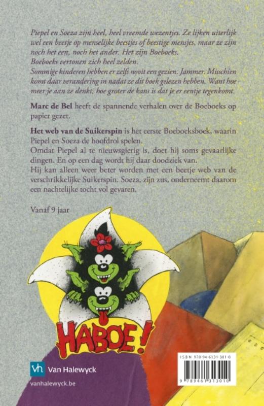 Het web van de suikerspin achterkant